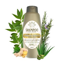Shampoo Orgánico Ozonizado De Romero y Aloe Vera y Vitamina E Anticaída De Cabello, Sin parabenos