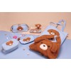 Skater ZFP1-A Flat Pouch, For Going Out, Small Items, Gusset,