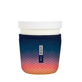 Sok It Ice Cream Sok Insulated Neoprene Cover (Hexagon Sunset, Tapered Ice Cream Pints)