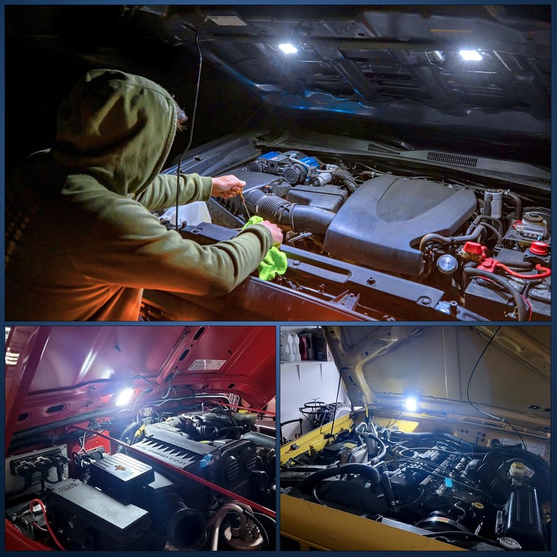 Nilight Under Hood Courtesy Light White Beam Plug and Play