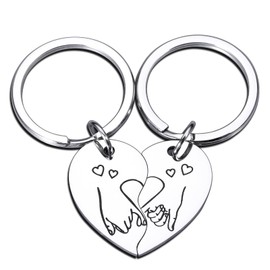 Valentine's Day for Couple gift Anniversary for Him Her Pinky Promise Couples Matching Gifts for Boyfriend Birthday Christmas Gift I Love You Wedding Marriage Gift for Couple Bridal Shower Gift