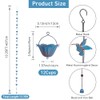 giole 13.4FT Rain Chain, Hummingbird Rain Chains for Outside, Copper