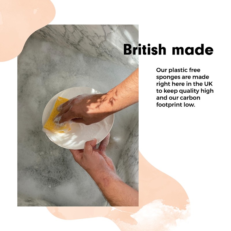 Wilton London Eco-Friendly Sponge - Plastic Free and Biodegradable -