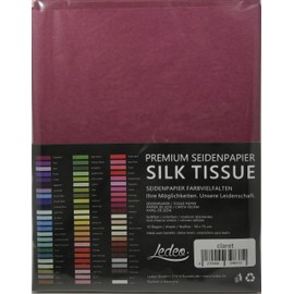 Premium Coloured Silk Tissue Paper 10 Sheets (50 x 75 cm) Choice of Colours