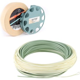 Maximumcatch Floating Special Fly Fishing Line, Freshwater and Saltwater Fly Line, 100 ft WF6F-WF10F (WF6F, Real Outbound Short Saltwater Line)