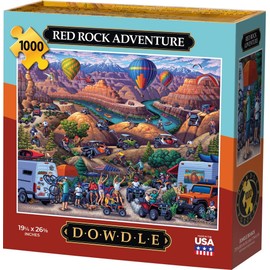 Dowdle Jigsaw Puzzle - Red Rock Adventure 1000 Piece