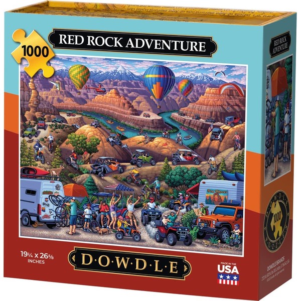 Dowdle Jigsaw Puzzle - Red Rock Adventure 1000 Piece
