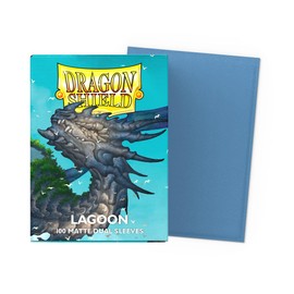 Dragon Shield AT-15048 Matte Dual Sleeve Standard Size Lagoon, 100 Count