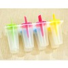 Ice Pop Lolly Mould, 8 Cavities Reusable Plastic Ice Cream