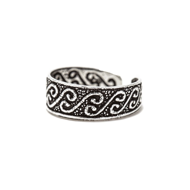 WINDALF Bohemian Toe Ring Layla 5 mm Life Spiral Summer