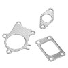 38mm/1.5in Gasket 5Bolt Downpipe Combo Kit Fitting for T3/T4 Turbocharger