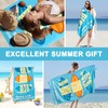 LUROON Beach Towel 180 x 90 cm Extra Large Towel