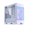 LIAN LI High Airflow Micro ATX White PC Case, RGB