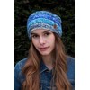 Pachamama Women Wool/Mohair Ear Warmer Headband Fleece Lined Handknitted Neutral