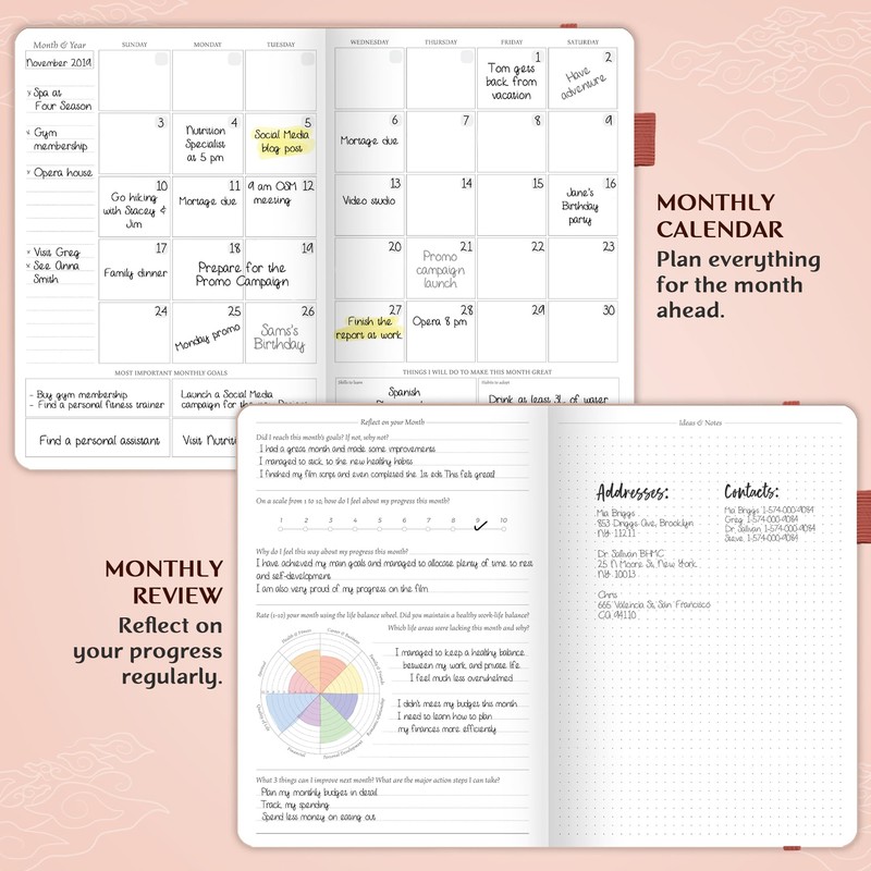 Legend Planner PRO – Undated Weekly & Monthly Life Planner