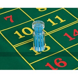 Transparent Roulette Win Marker / Dolly - Acrylic - 60mm tall - Used to mark the winning number on a Roulette layout
