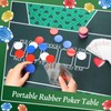 Kinlop Poker Mat 46.5 x 23.5 Inch Poker Table Top