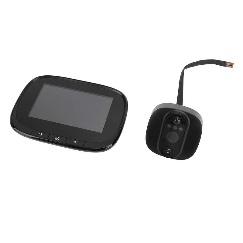 4.3in Peephole Camera 1080P 150 Degrees Wide Angle PIR Motion