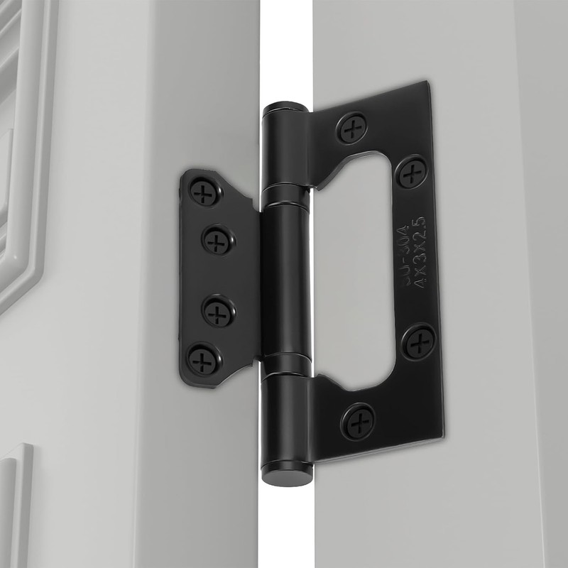 goldenwarm 6 Pack Non Mortise Hinges for Interior Doors 4