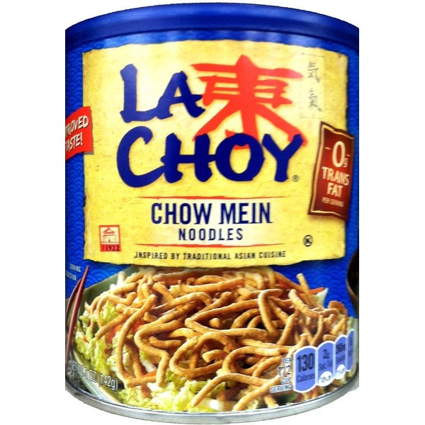 La Choy, Chow Mein Noodles, 5oz Canister (Pack of 4)
