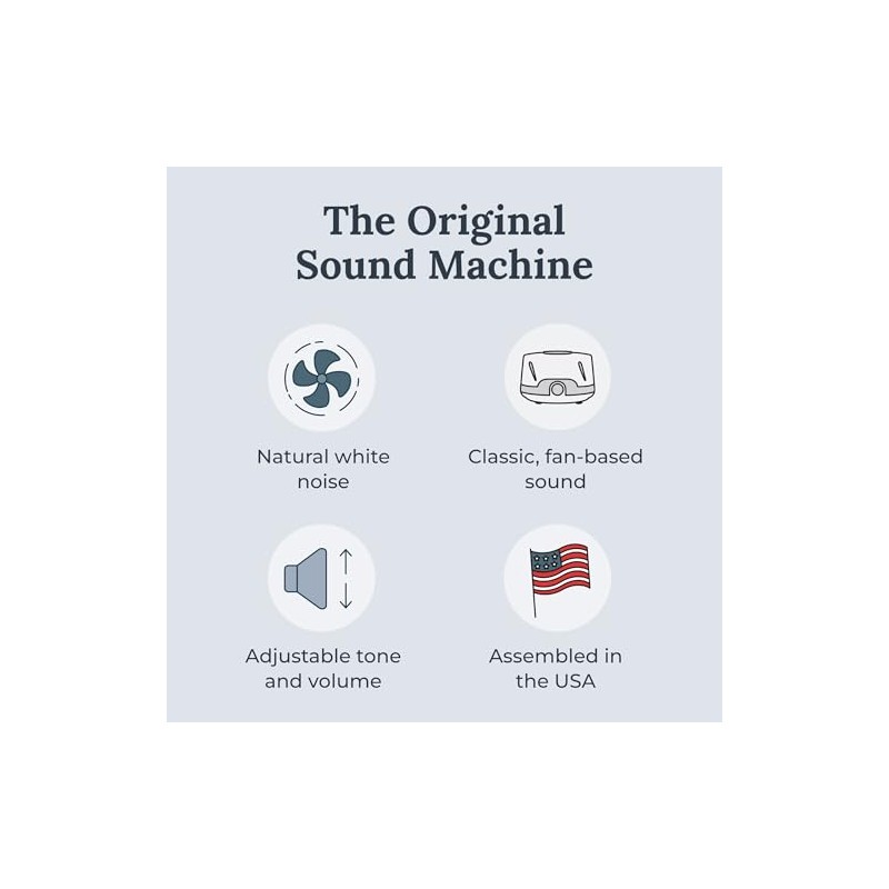 Marpac DOHM-DS, Natural White Noise (actual fan inside) Sound Machine,
