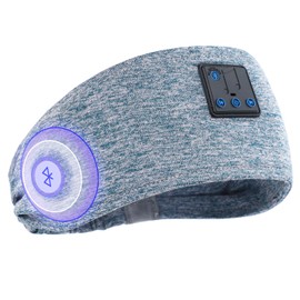 5-in-1 Sleep Headphones Bluetooth 5.4,Sports Wireless Bluetooth Headband,with Thin HD Stereo Speaker, Soft Music Headband Earphones for Men Women Teens Sleeping Workout Yoga & Travel , Washable