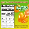 Amos 4D Gummy Peelable Orange Candy, Peelerz Gummy Orange, Fruit