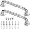 2 Pack 12 Inch Grab Bars for Bathtubs and Showers,