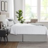 Nestl Silver Twin Bed Skirt - Twin Size Bed Skirt
