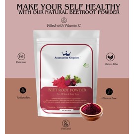 Herbal Face Pack Powder | 100% Natural & Organic Skincare | For Glowing Skin, Acne Control, Anti-Aging | All Skin Types | (250g, Beetroot)