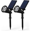 GRIFEMA DG2005 Solar Garden Light 4 LED Waterproof Spotlight, Pack