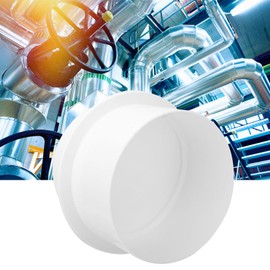 Disposable Air Duct Baffle, Duct Damper, ABS Material, Non-Return Damper, 4 Inch Pipe Check Valve for Exhaust Fans for Vent Retraction