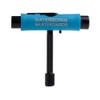 WATERBORNE SKATEBOARDS TTool AllinOne UniversalSkateboardZubehör, schwarz, verchromter Stahl, multifunktional, tragbares