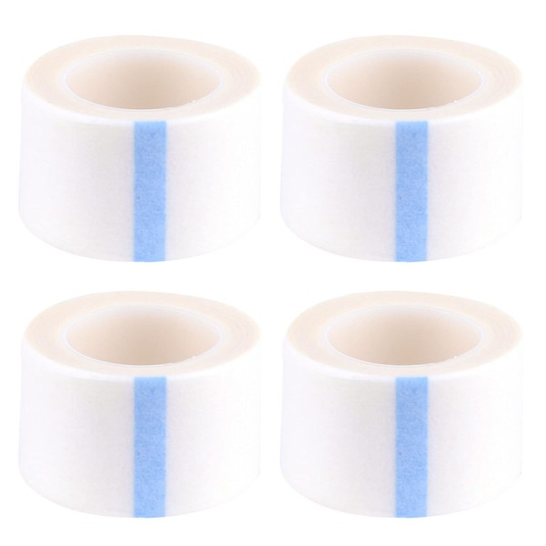 4 Rolls Micropore Surgical Tape, Microporous Tape 2.5cm X 9.1m
