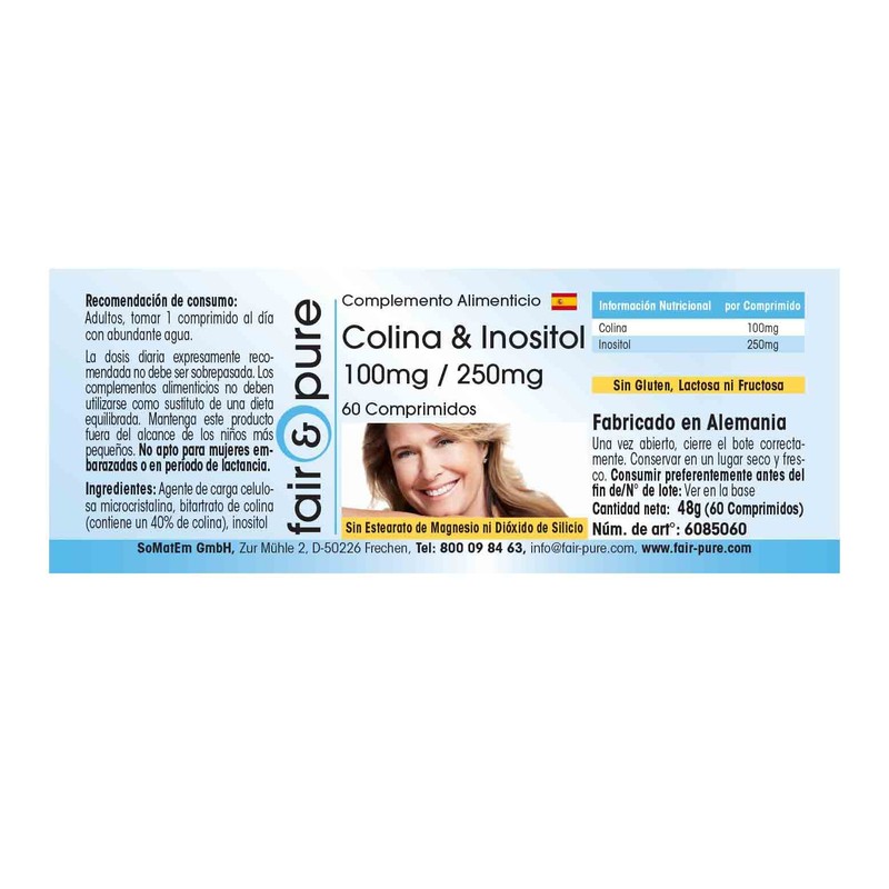 Fair & Pure® - Choline tablets with inositol - choline