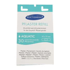 FRANZ MENSCH EasyAid Aquatic Refill Pack Width 19 mm Length 72 mm Skin-Coloured Pack of 30 Plasters Finger Plasters