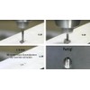 Solid Carbide Tap Drill Bit M3-M12 Drilling Out Broken HSS/E