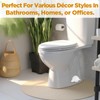 FillTouch 2 Pcs Toilet Bolt Caps, Decorative Toilet Bolt Covers,