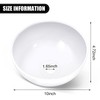 Hortsun Replacement Lamp Shade 4 Pcs White Replacement Plastic Lampshade