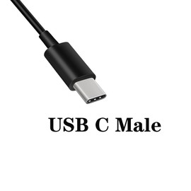 GLHONG USB C to Dual DC 3.5mm Headphone Jack Audio Y Splitter, 2-in-1 Type C Male to 3.5mm Female Stereo Extension Cord Support Volume Control,Microphone and Listening 30cm (2X 3.5mm)