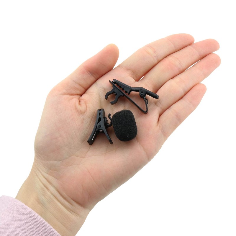 Lapel Mic Clips Sponge Cover Kit E-outstanding 6 Sets Lavalier