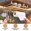 Stainless Steel Hanging Kitchen Storage Rack with Hooks – Paper