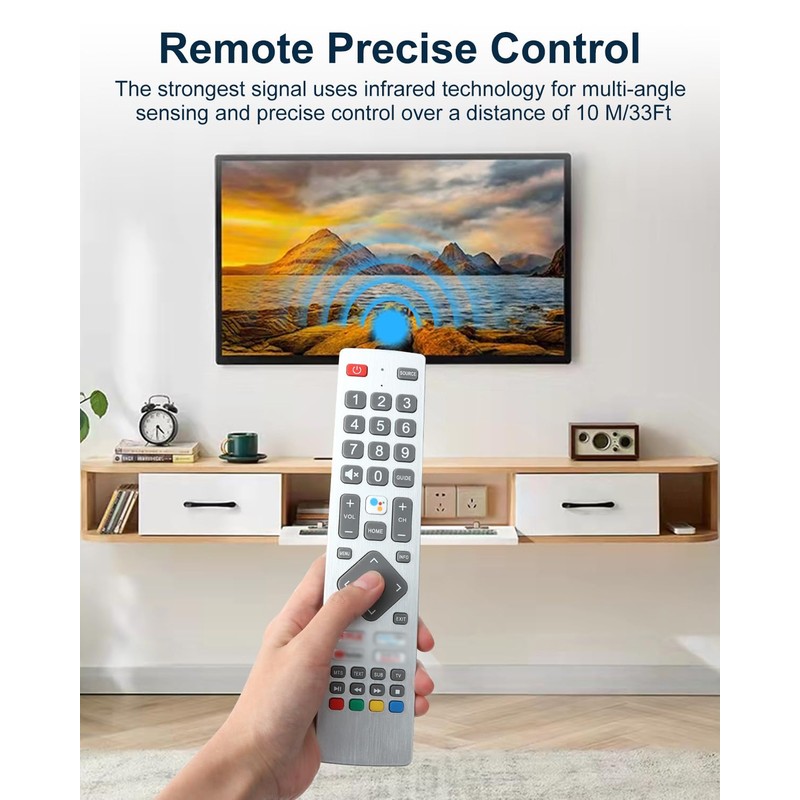 SHWRMC0133 Replacement Remote Control for Sharp, Infrared Remote Control Compatible
