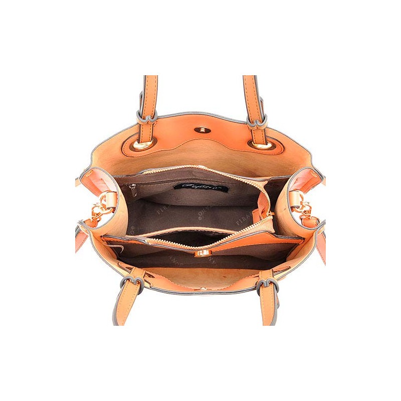 FIRANO 402290 3-Part Casual Chic 2-Way Handbag, Women's, Filano, green