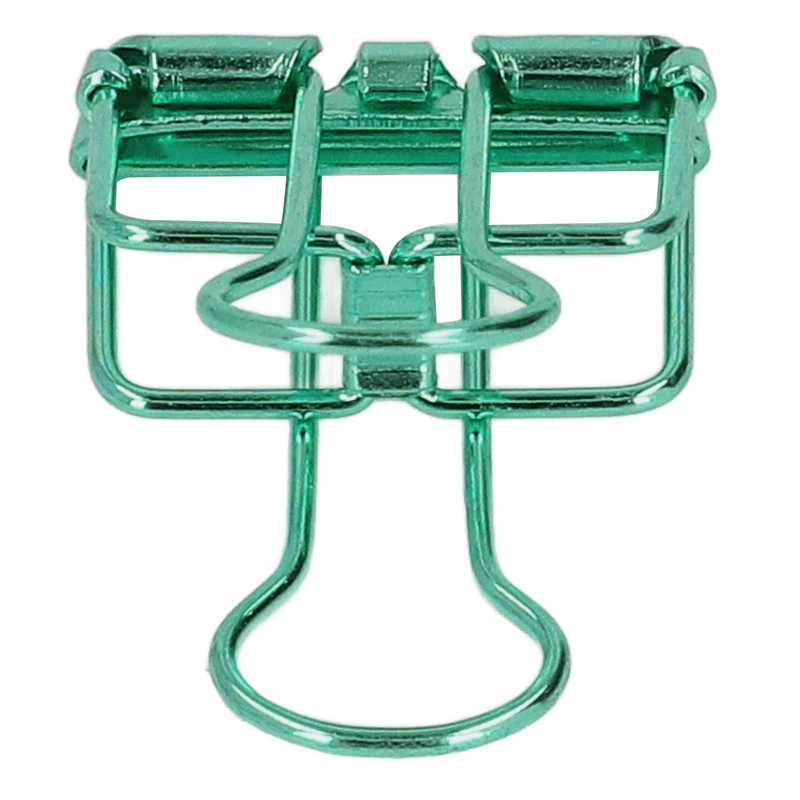 19mm 80pcs Binder Clips Strong Clamping Force Metal Hollow Tail