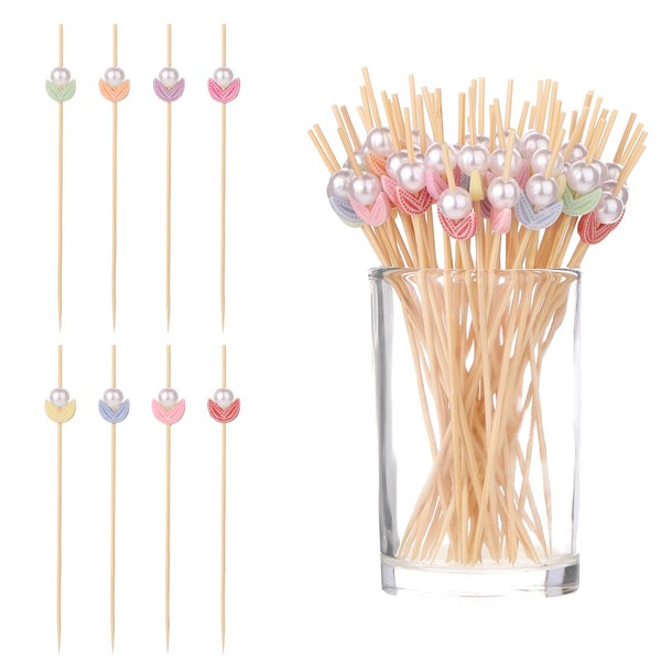 cobee Pack of 100 Cocktail Skewers, 12 cm Finger Food