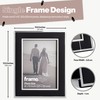 Frametigo - Silver Plated Black Photo Frame, 8"x10" (20x25cm) Photo