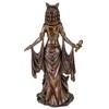 Veronese Egyptian Goddess Bastet 26 cm Egypt Pharaoh Bronzed Figure