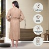 GOLD TEXTILES Terry Cloth Robes for Women Bathrobe with Shawl