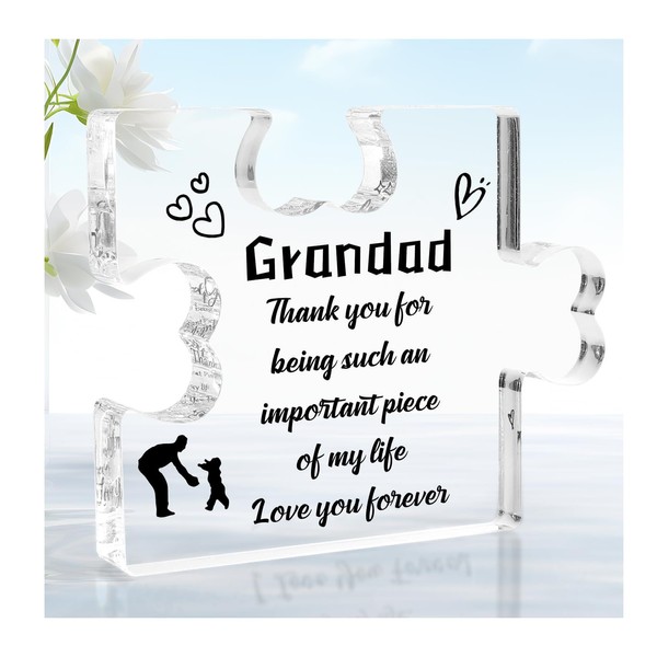 Grandad Birthday Gifts For Grandad Acrylic Decor Sign Gift Grandad